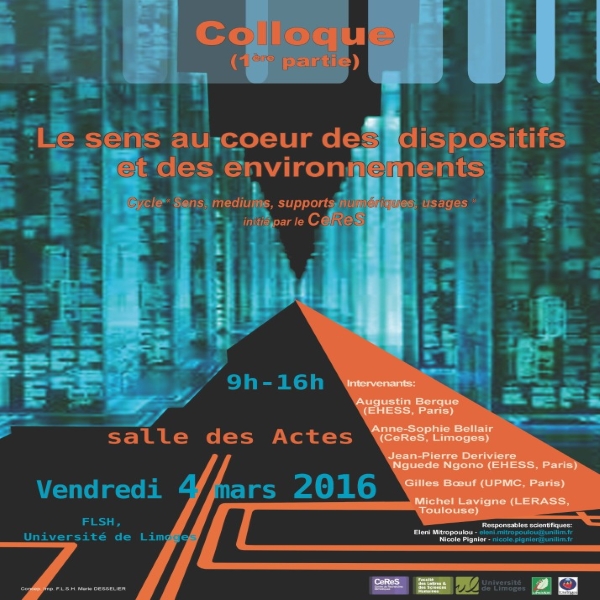 Sens mediums, supports numériques, usages