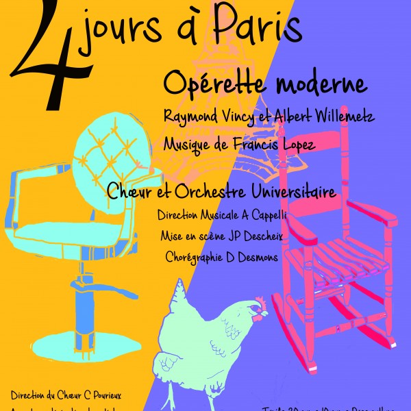 Opérette moderne : 4 jours à Paris