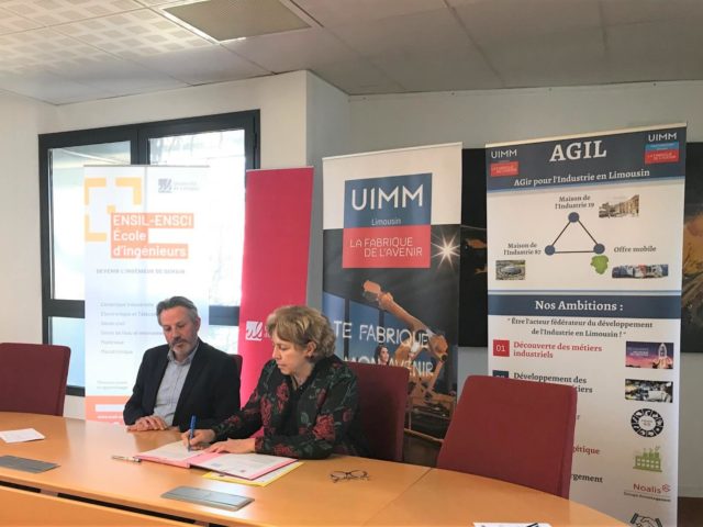 Signature de la convention avec l'UIMM