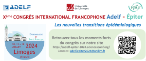 Programme congrès ADEL EPITER LImoges 2024 santé publique épidémiologie
